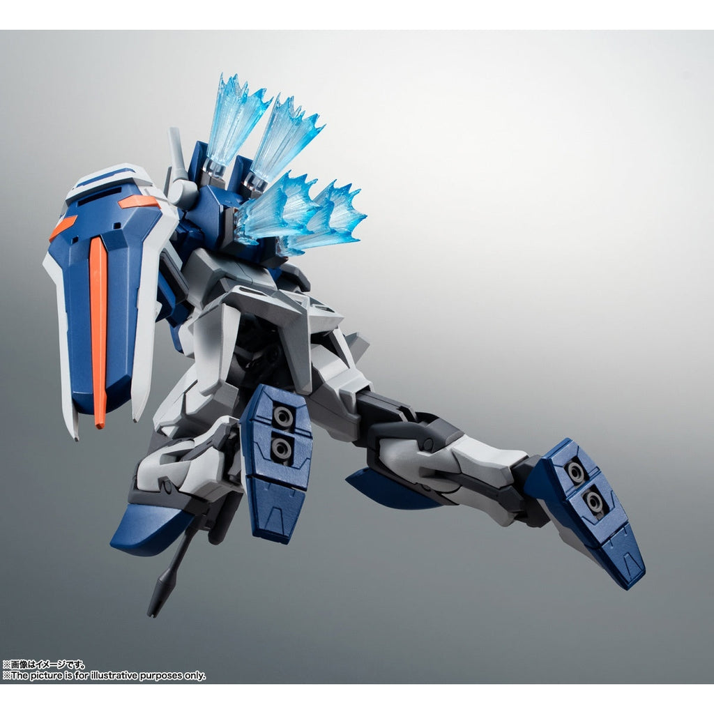 Gundam Express Australia Bandai Robot Damashii GAT-X102 Duel Gundam Ver ANIME rear view. with effect parts