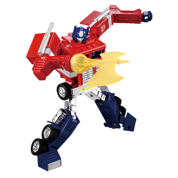 Gundam Express Australia Takara Tomy Transformers Missing Link C-02 Convoy (Anime Edition) with axe