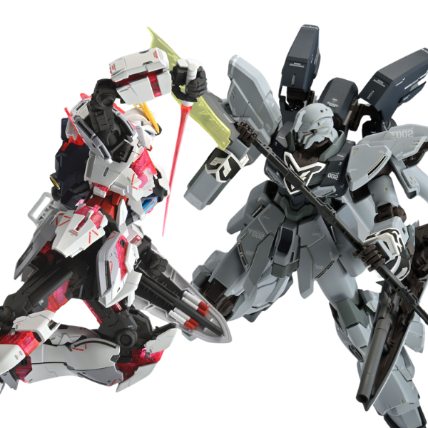 Gundam Express Australia Bandai 1/100 MG Sinanju Stein (Narrative Ver.) action poses