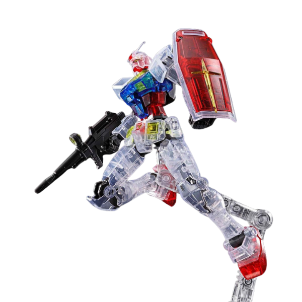 Gundam Express Australia Bandai HG 1/144 Gundam Base Event Limited RX-78-2 Gundam BEYOND GLOBAL [Clear Color]  action pose