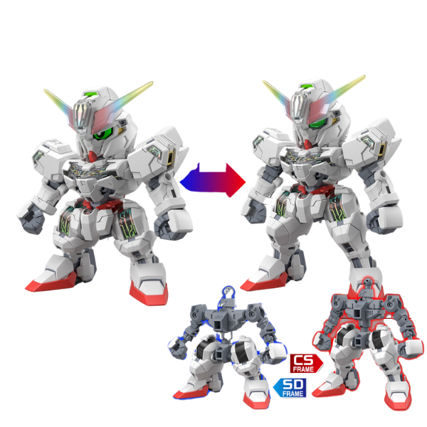 Gundam Express Australia Bandai SD Gundam Cross Silhouette Gundam Caliburn frames