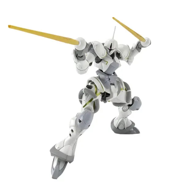 MEA Bandai 1/144 HG Xavier's Gyan Hakuji Packs action pose with weapons