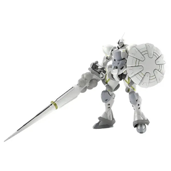 MEA Bandai 1/144 HG Xavier's Gyan Hakuji Packs action pose with weapon and shield