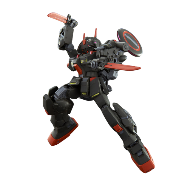 Gundam Express Australia P-Bandai 1/144 HG Black Rider action pose 2