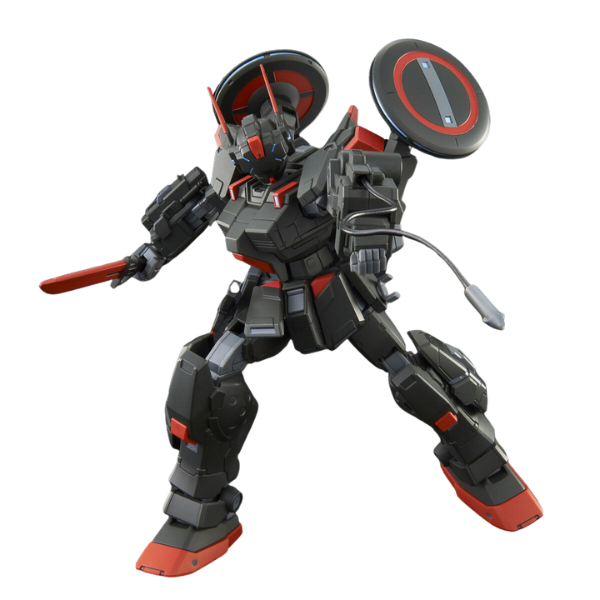 Gundam Express Australia P-Bandai 1/144 HG Black Rider  action pose 3