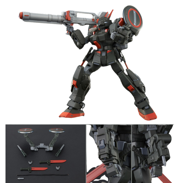 Gundam Express Australia P-Bandai 1/144 HG Black Rider  action poses 4