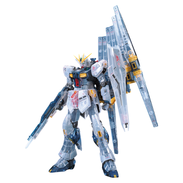 Gundam Express Australia Gundam Base Limited 1/144 RG Nu Gundam (Clear colour) view on front