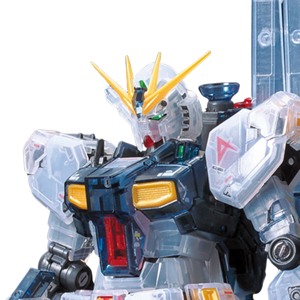 Gundam Express Australia Gundam Base Limited 1/144 RG Nu Gundam (Clear colour) focus details