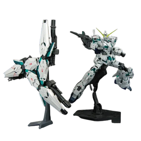 Gundam Express Australia P-Bandai 1/144 RG Gundam Base Limited Unicorn Final Battle Ver [Special Coating] action pose