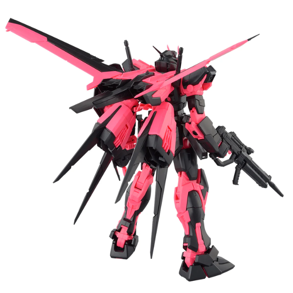 P-Bandai MG 1/100 Aile Strike Gundam Ver. RM [Recirculation Ver/ Neon Pink] view on back
