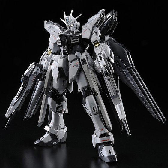 Gundam Express Australia P-Bandai 1/144 RG Strike Freedom Gundam Deactive Mode front on view.