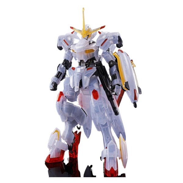 Gundam Express Australia Gundam Base Limited 1/144 HG IBO Gundam Hajirobishi (clear colour) froont view