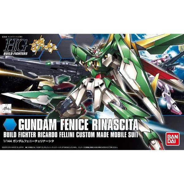 Bandai 1/144 HGBF Gundam Fenice Rinascita package artwork
