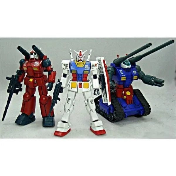 Bandai 1/144 HGUC Gundam Operation V the 3 models constructed