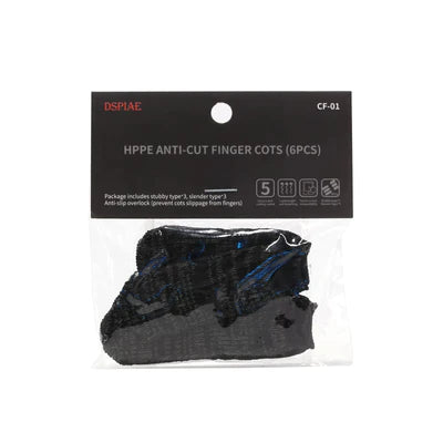 Gundam Express Australia Dspiae HPPE Anti Cut Finger Protectors (cots) package artwork