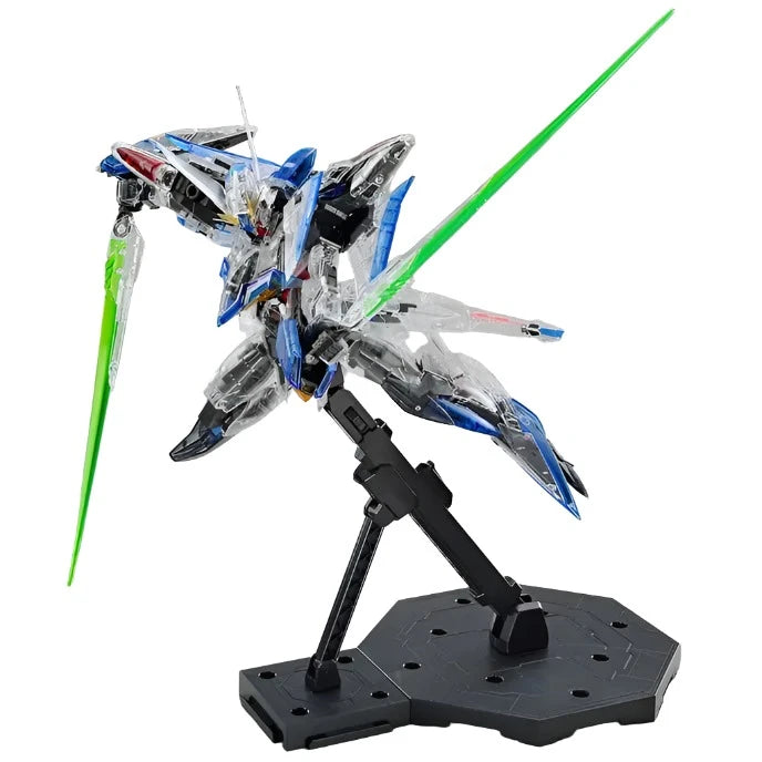 Gundam Express Australia P-Bandai 1/100 MG Gundam Base Limited Eclipse Gundam [Clear Colour] action pose 2