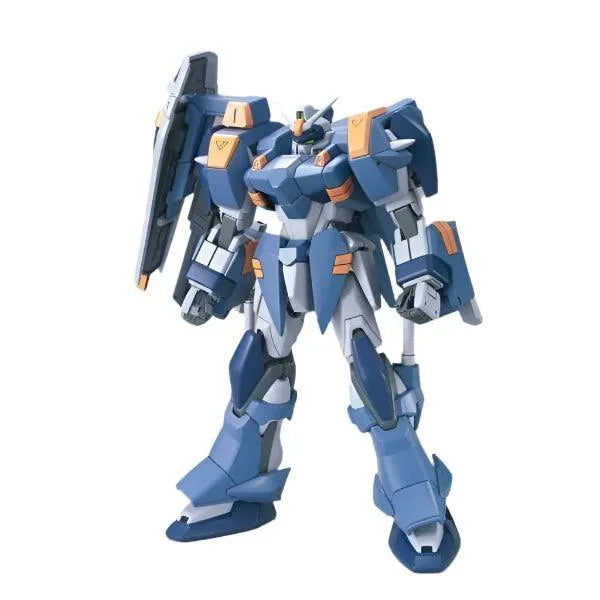 Bandai 1/144 HG Blu Duel front on view.