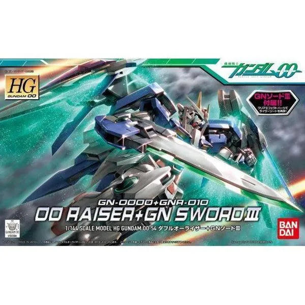Gundam Express Australia Bandai 1/144 HG 00 Raiser + GN Sword III package art
