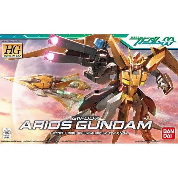 Bandai 1/144 HG 00 GN-007 Arios Gundam package art