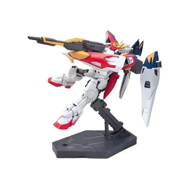 Bandai 1/144 HGAC Wing Gundam Zero action pose 1