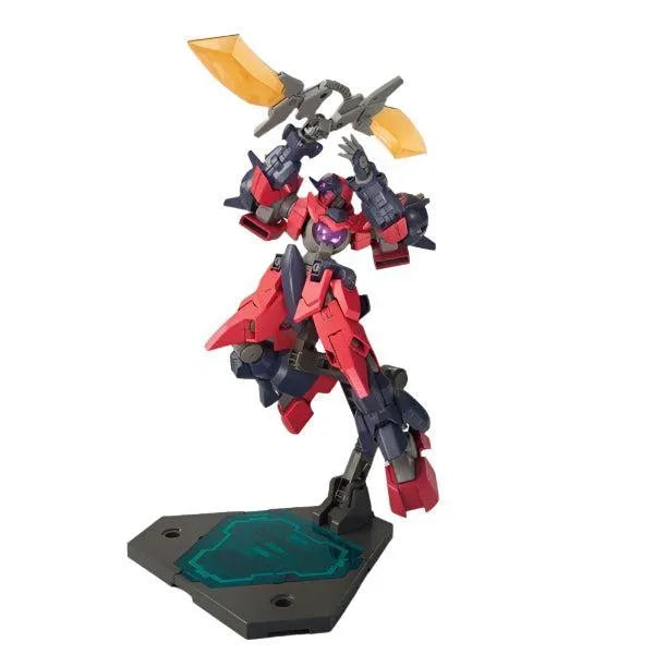 Bandai 1/144 HGBD Ogre GN-X swords above head pose