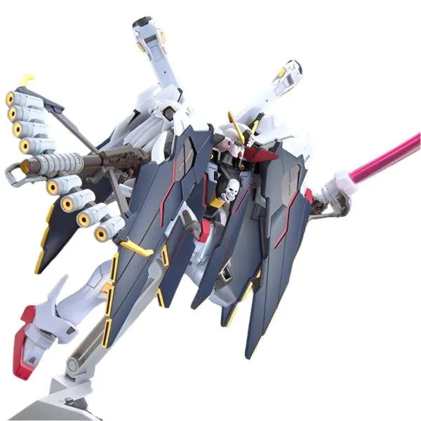 Bandai 1/144 HGBF Crossbone Gundam X1 Full Cloth Type GBFT action pose with crossbow