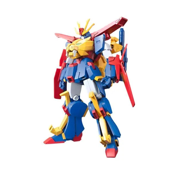 Bandai 1/144 HGBF Gundam Tryon 3 front on pose