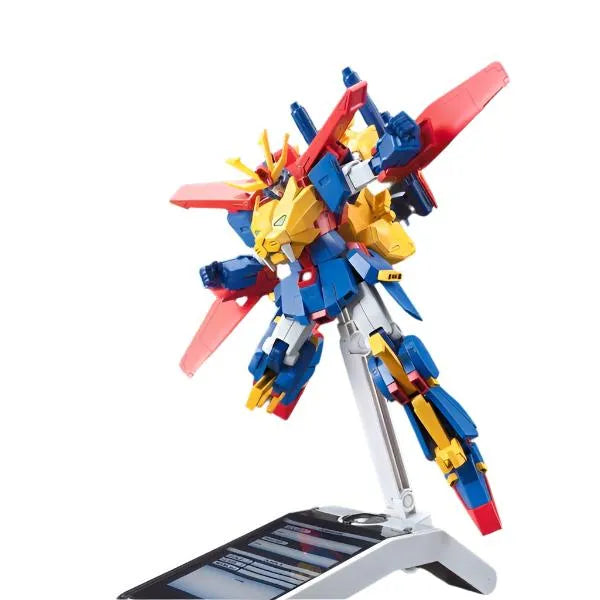 Bandai 1/144 HGBF Gundam Tryon 3 action pose 1
