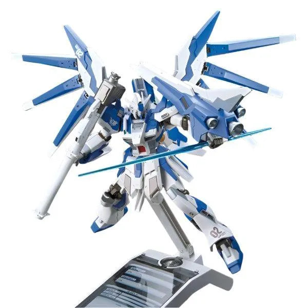 Bandai 1/144 HGBF Hi-Nu Gundam vRabe (Brave) fight pose 2