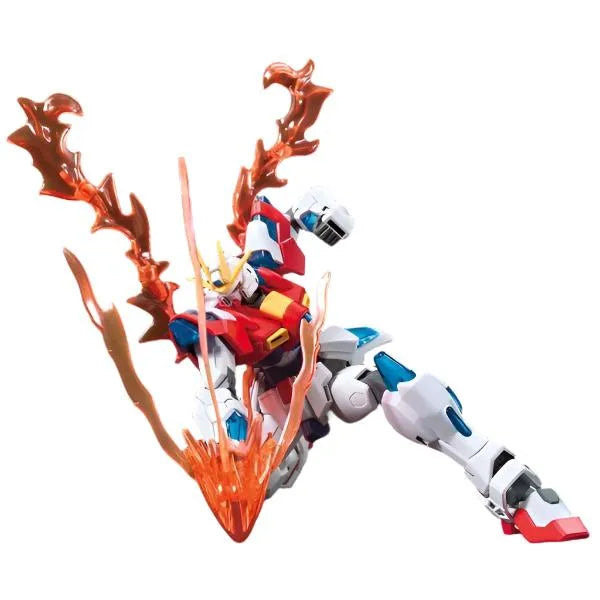 Bandai 1/144 HG BF Try Burning Gundam action pose 1