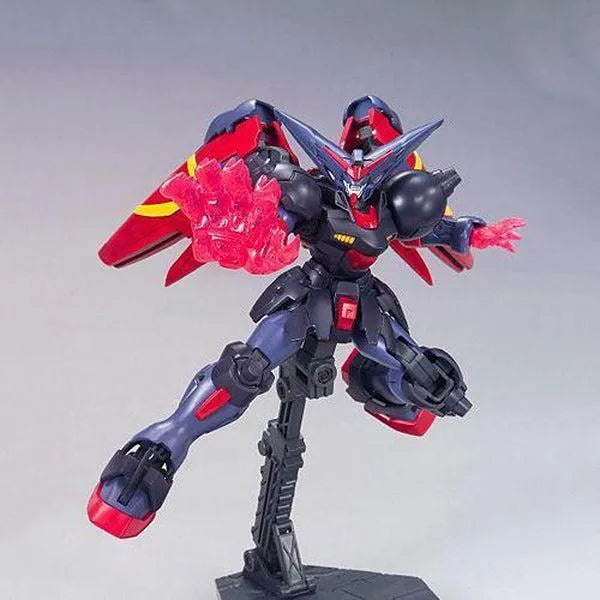 Bandai 1/144 HGFC Master Gundam & Fuunsaiki action pose 1