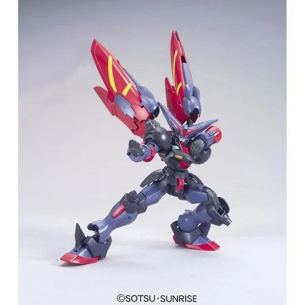 Bandai 1/144 HGFC Master Gundam & Fuunsaiki action pose 3