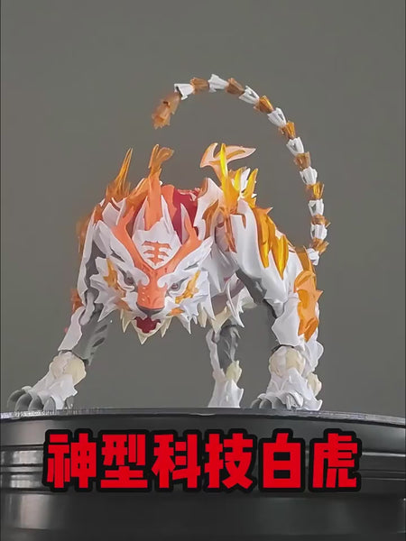 video of the White Tiger Model Kit and unboxing