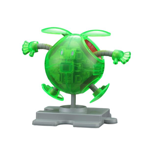 Bandai Haropla Haro Basic Green [Clear Color] open