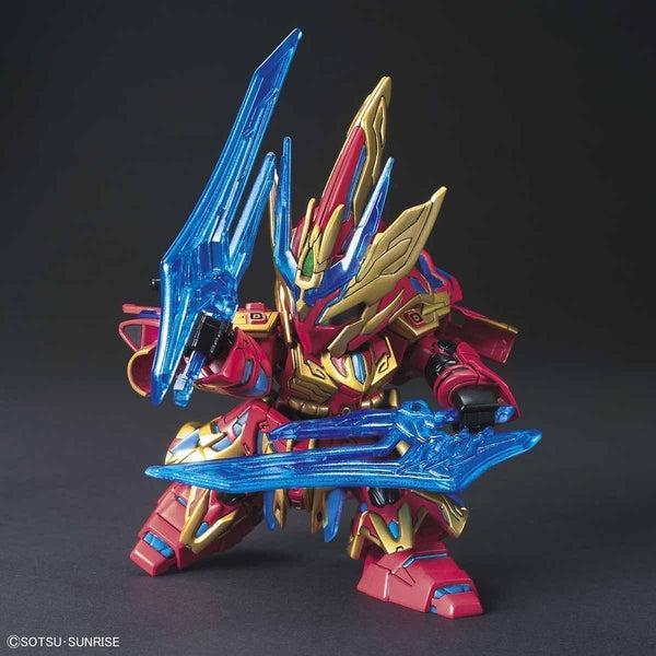 Bandai SD Sangoku Soeiden Zhang Zhao Sazabi action pose 1