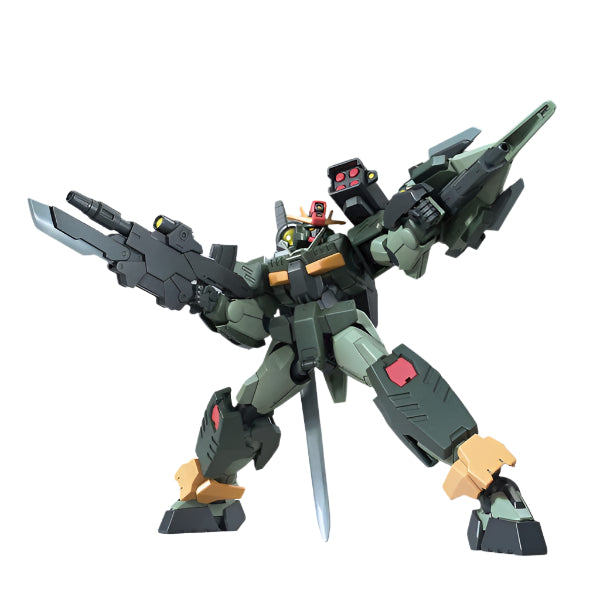 Bandai HGGB 1/144 00 Command QAN[T] action pose with weapons