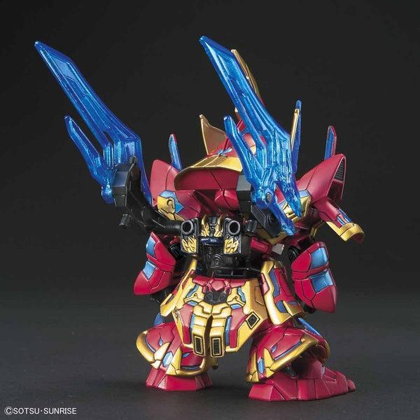 Bandai SD Sangoku Soeiden Zhang Zhao Sazabi rear view