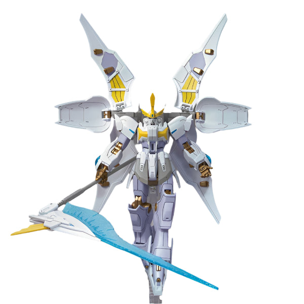 Bandai HGGB 1/144 Gundam Live Lance Heaven front on view with shield mounted on back
