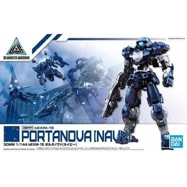 Bandai 1/144 NG 30MM BEXM-15 Portanova (Navy) package art