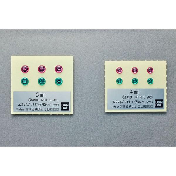 Bandai 1/144 NG 30MM/MS Customise Material - 3D lenses how they come inside the pack
