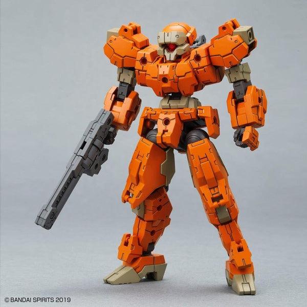 Bandai 1/144 NG 30MM eEXM-21 Rabiot (Orange) front on view.