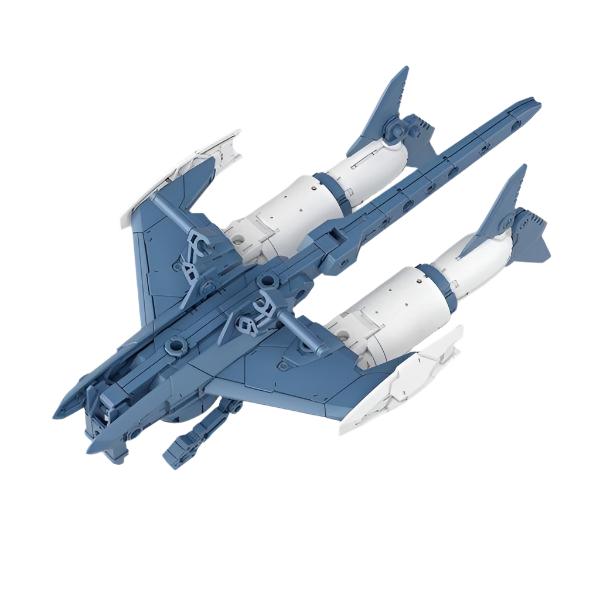 Bandai 1/144 NG 30MM EXA Vehicle (Attack Submarine Ver.)- Light Grey front on view.