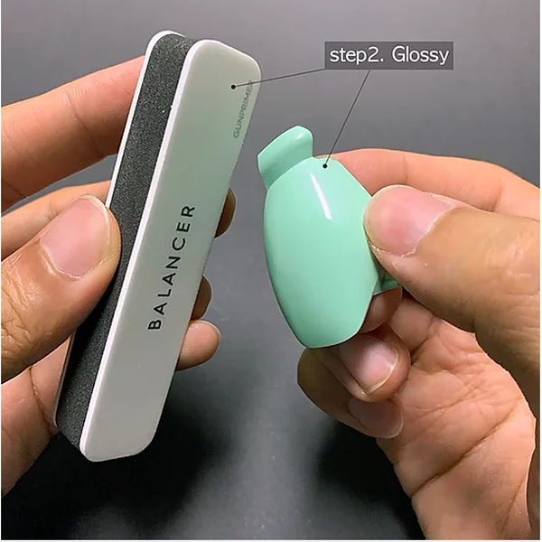 Delpi Balancer White Gloss Polisher step 2 - glossy