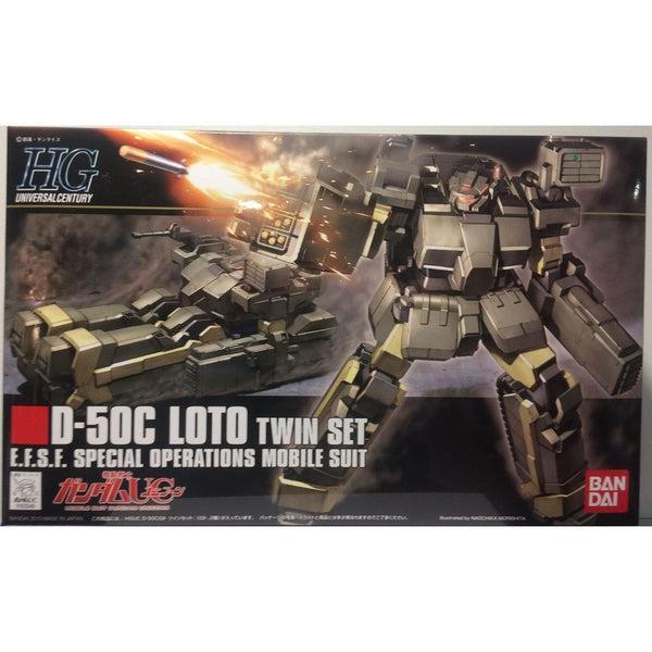 Bandai 1/144 HGUC DC-50C Loto Twin Set package art
