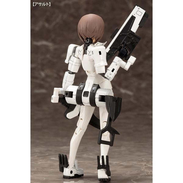 Gundam Express Australia Kotobukiya 1/1 Megami Device WISM Soldier Assault/Scout (Reissue) rear view. short brown hair