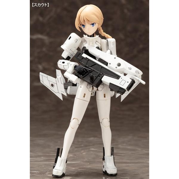 Gundam Express Australia Kotobukiya 1/1 Megami Device WISM Soldier Assault/Scout (Reissue) blonde hair front on view.