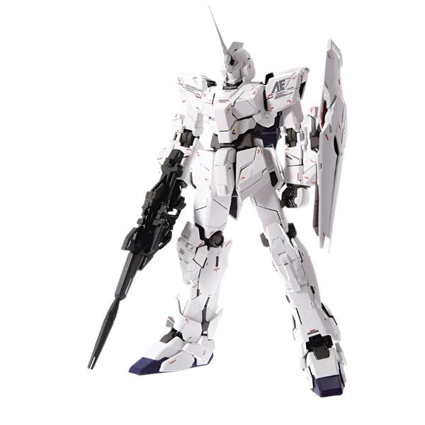 Bandai 1/100 MG RX-0 Unicorn Gundam Ver.Ka front on view.