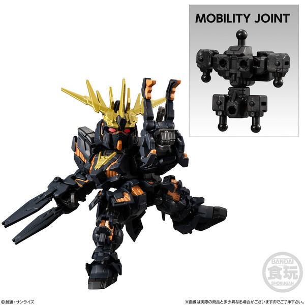 Bandai Mobility Joint Gundam Vol.4 Banshee and detail of waist mobility joint