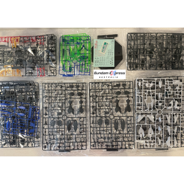 Bandai 1/100 MG Eclipse Gundam actual image of all the contents