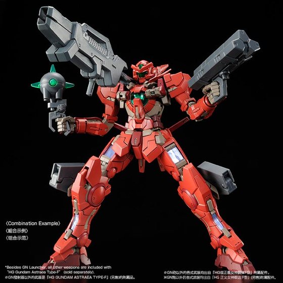 P-Bandai RG 1/144 Gundam Astraea Type-F weapons galore